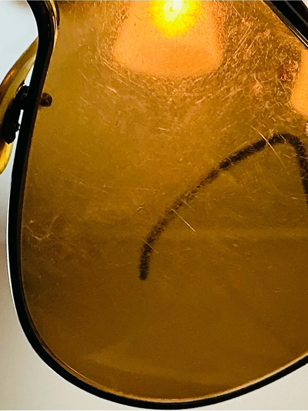 Genuine Vintage Ray Ban Bausch & Lomb Wings Sunglasses Amber Single Lens